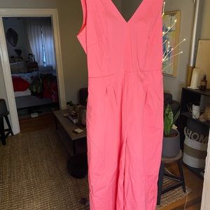 Like new. J.Crew jumpsuit with versatile bow.